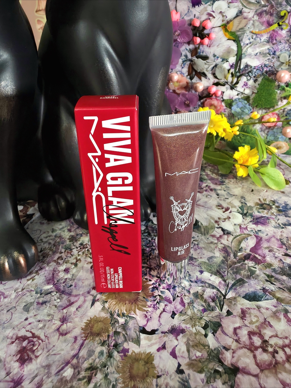 MAC Cosmetics Viva Glam Lipglass Air Shimmer ☆Damsel☆ Lip Gloss limited edition